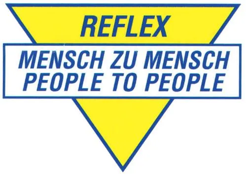 REFLEX MENSCH ZU MENSCH PEOPLE TO PEOPLE