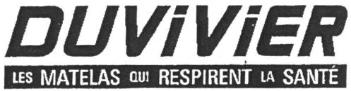 DUVIVIER Les Matelas qui respirent la Santé