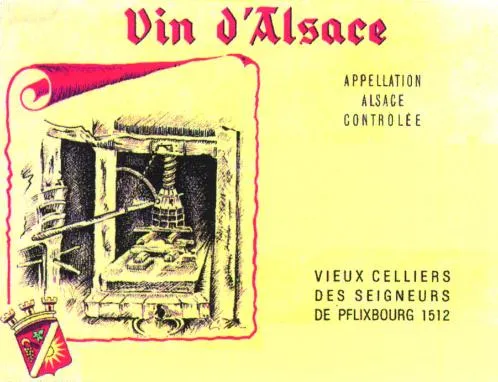 VIEUX CELLIERS DES SEIGNEURS DE PFLIXBOURG 1512