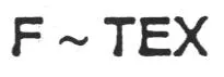 F ¯ TEX