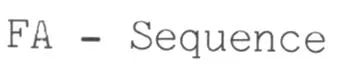 FA - Sequence