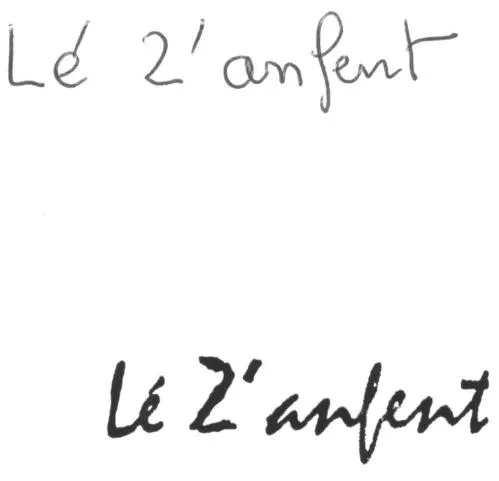 Lé Z'anfent