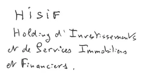 HISIF Holding d'Investissements et de Services Immobiliers et Financiers