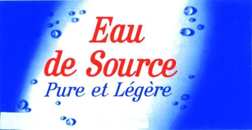 Eau de Source Pure et légère