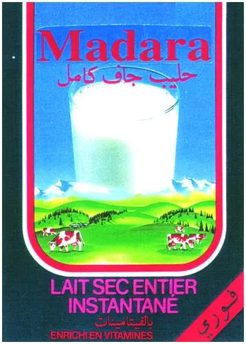MADARA Lait sec entier instantané enrichi en vitamines