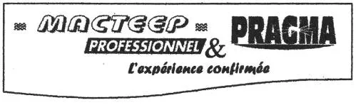 MACTEEP PRAGMA PROFESSIONNEL & L'expérience confirmée