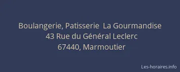 LA BOULANGERIE (La Gourmandise)