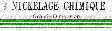 SOCIETE DE NICKELAGE CHIMIQUE