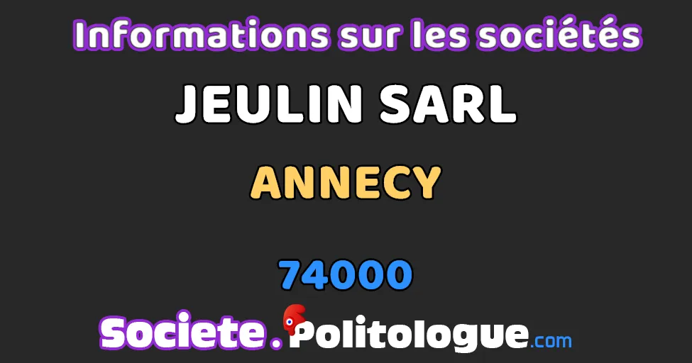 JEULIN SARL