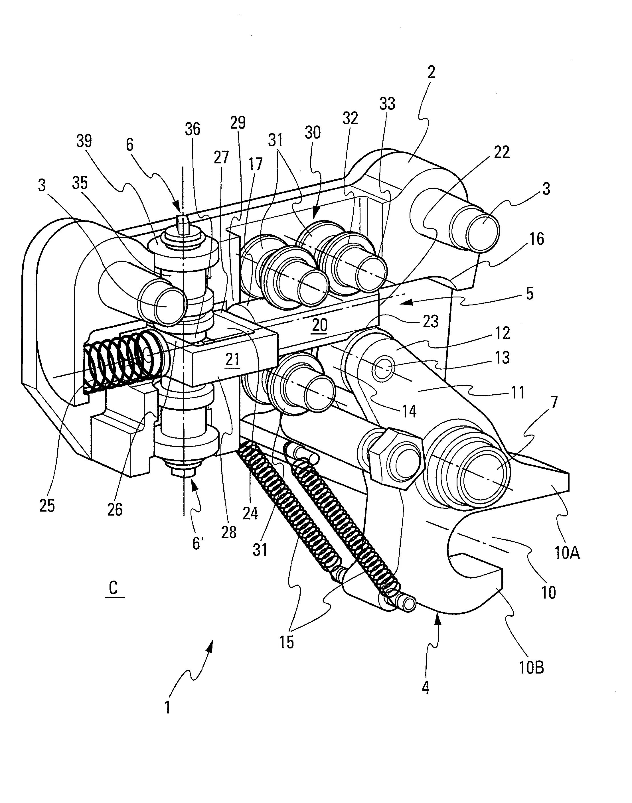 Boitier d'accrochage d'une charge