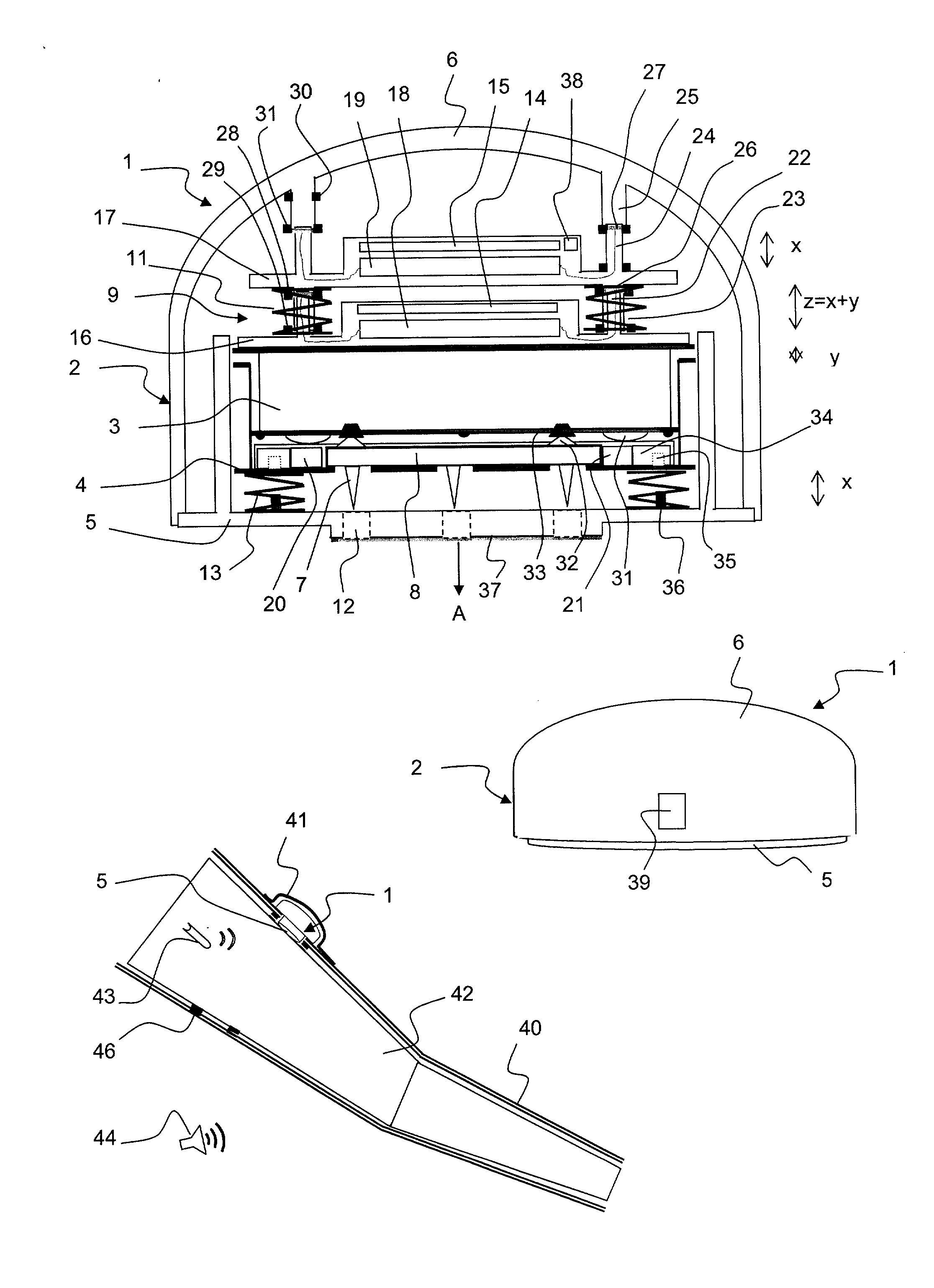Dispositif d'injection a declenchement automatique.
