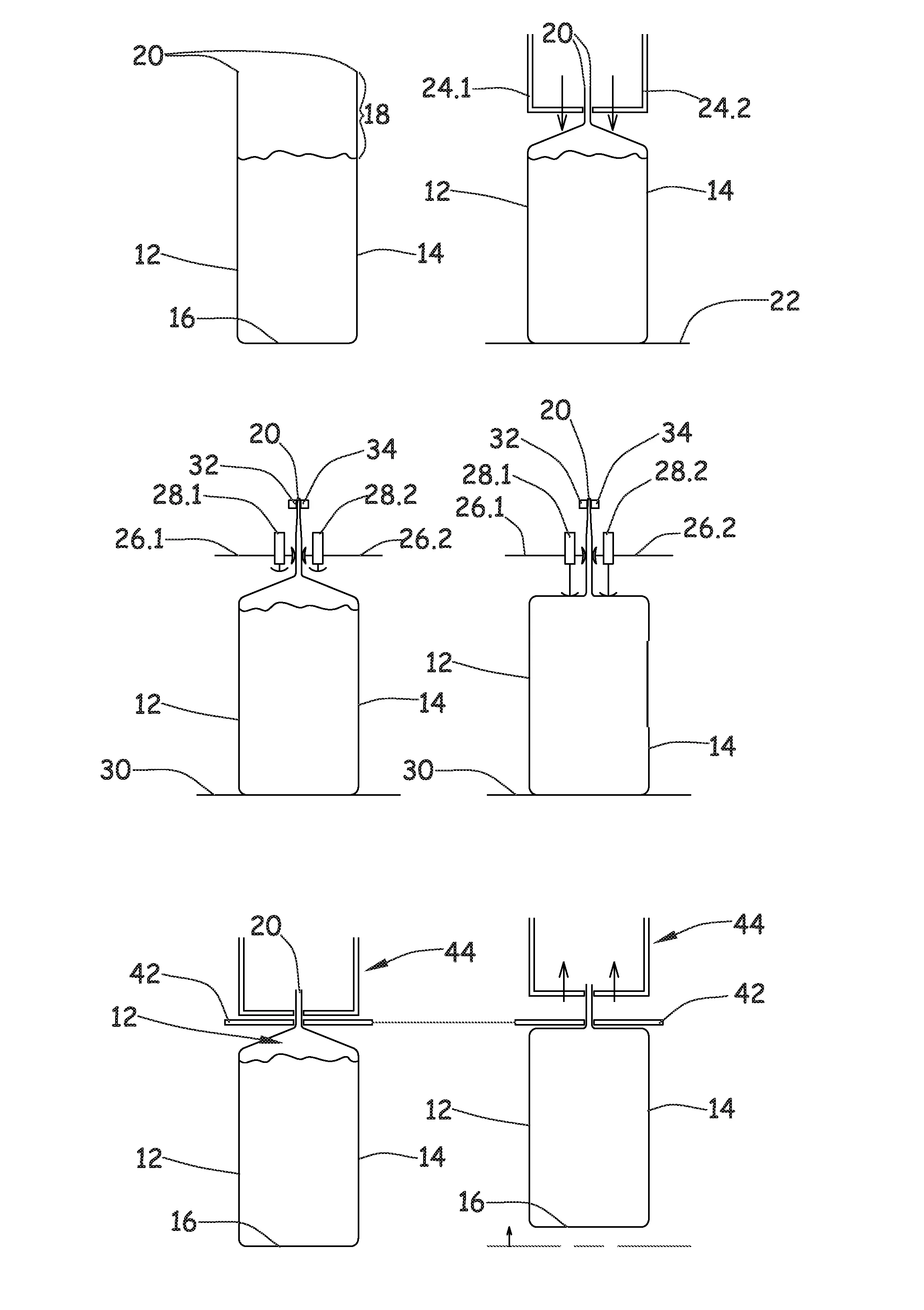Dispositif pour conformer la tete d'un sac