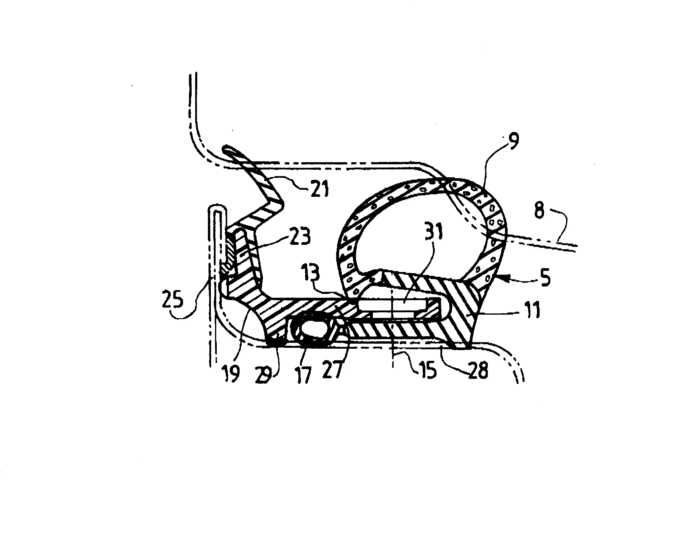 Joint de porte notamment pour vehicule automobile
