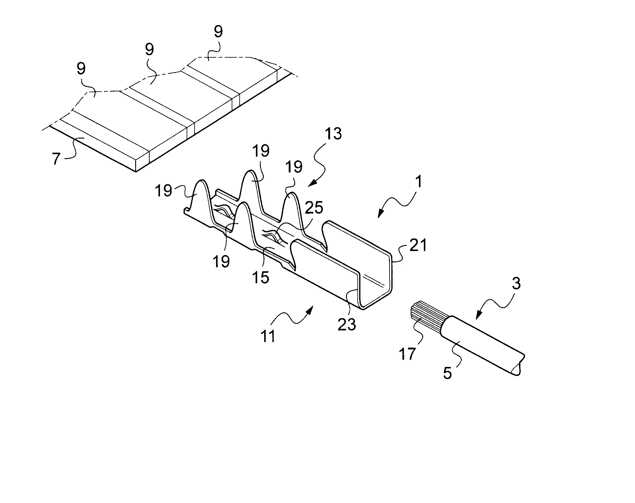 Element de connexion electrique