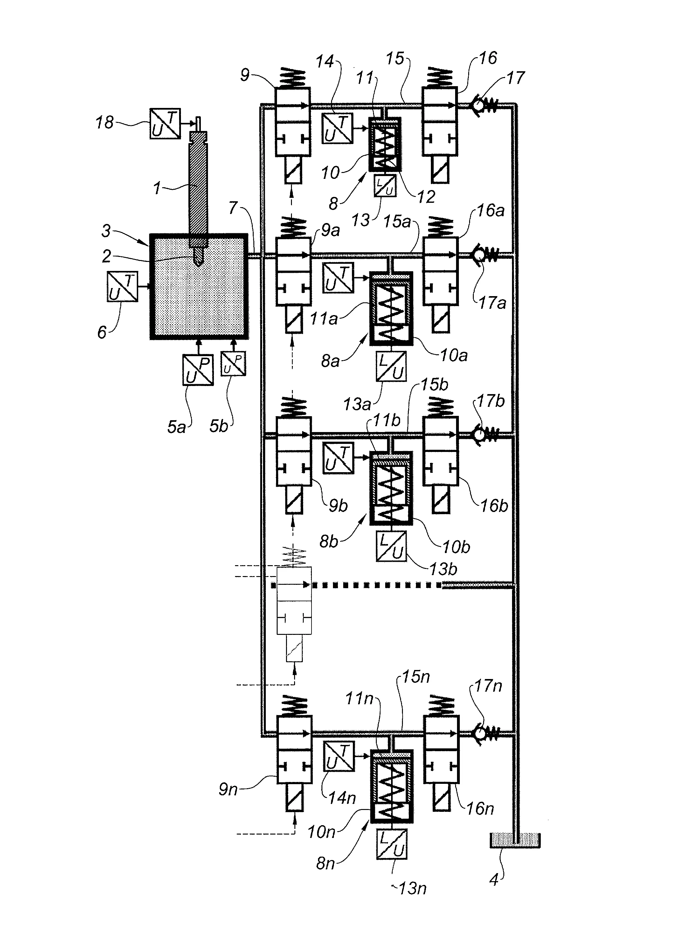 Dispositif permettant d'analyser le debit d'injection coup par coup fourni par un systeme d'injection de carburant utilise dans un moteur thermique de forte puissance