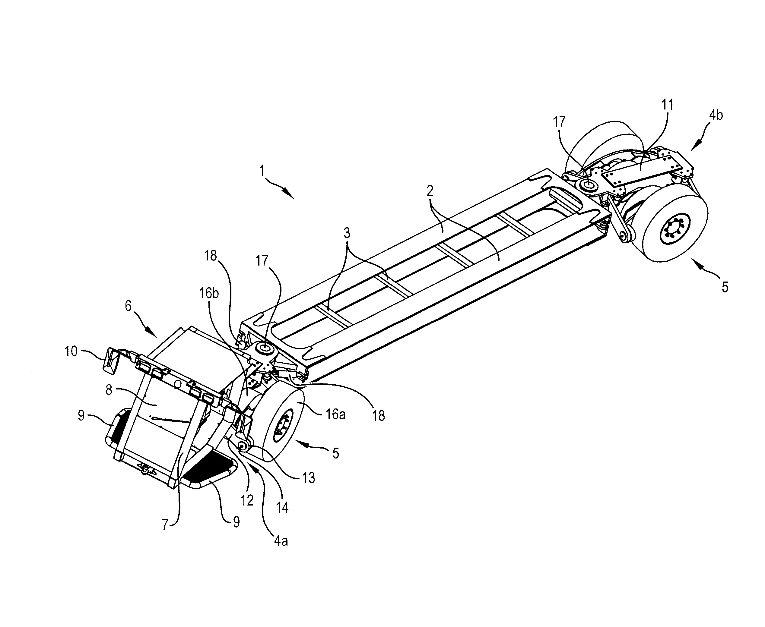 Dispositif de transport a carrossage variable pour tunnel
