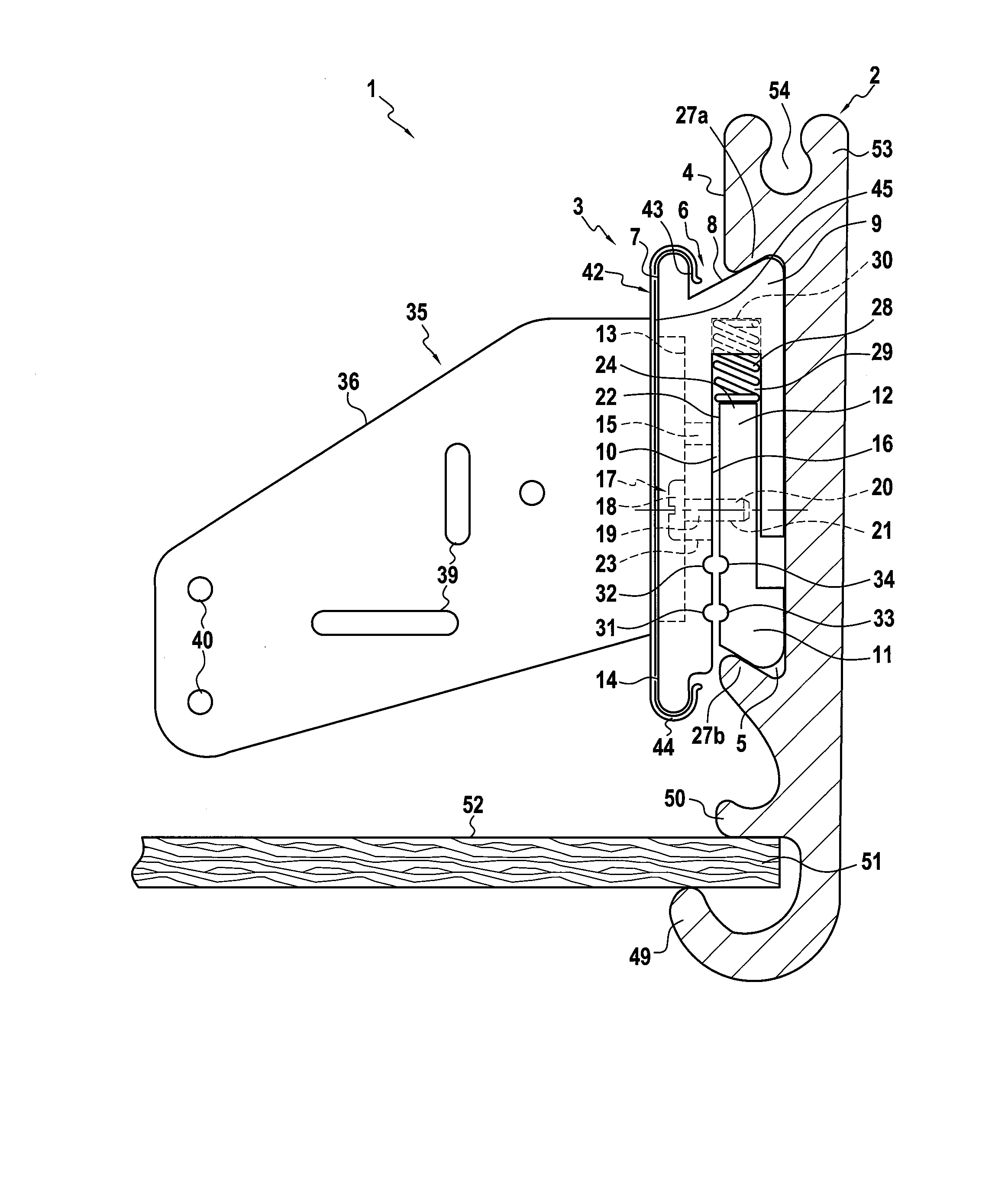 Systeme de fixation de planche de rive