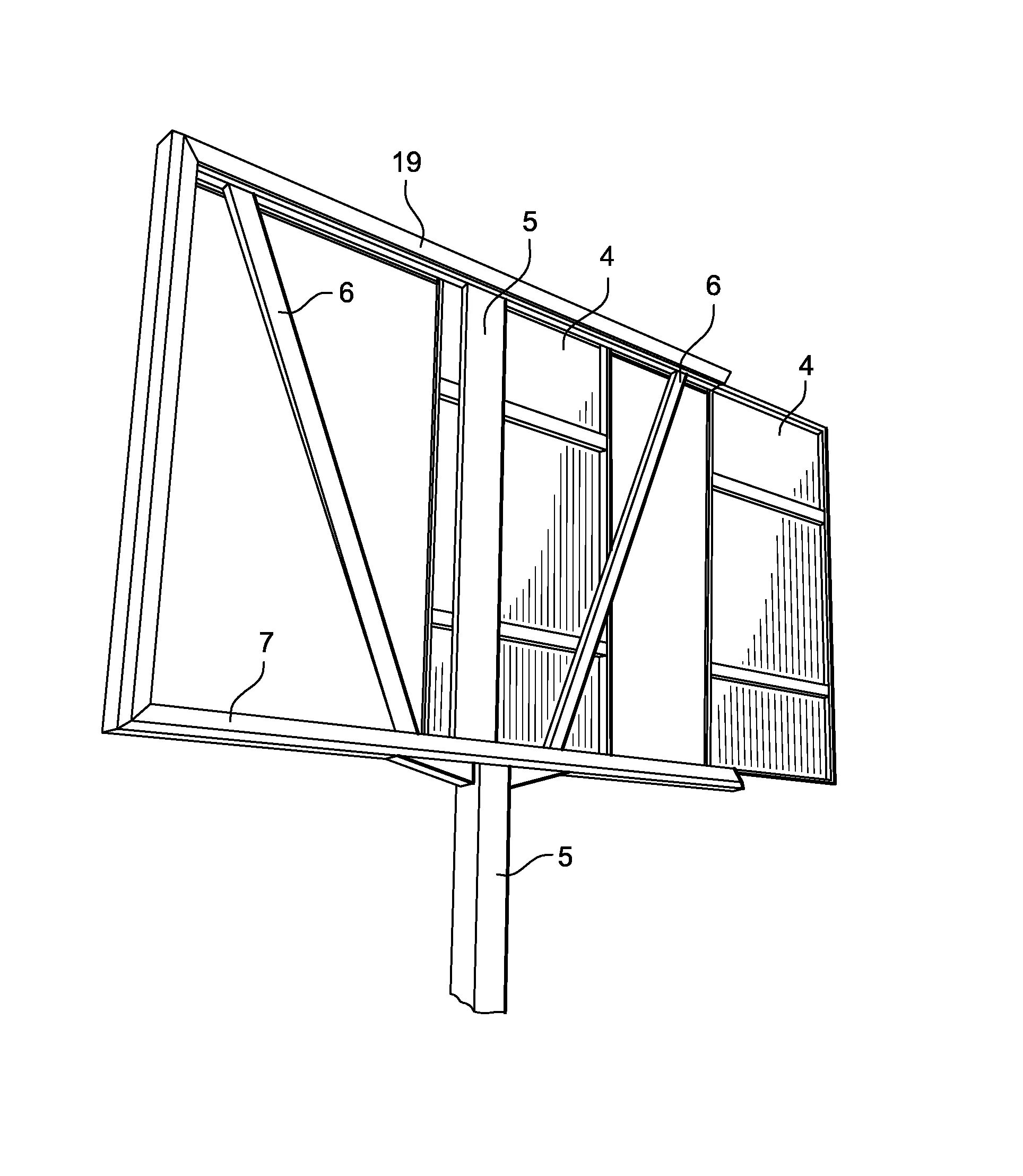 Panneau de presentation d'informations