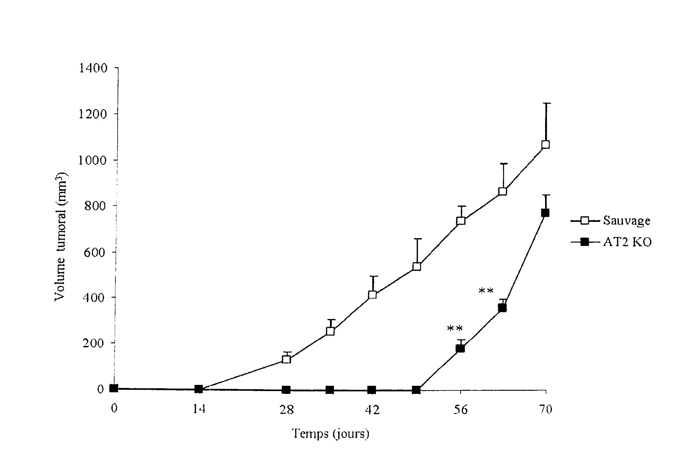 Composition pour retarder l'initiation tumorale de cellules cancereuses chez un mammifere a risque