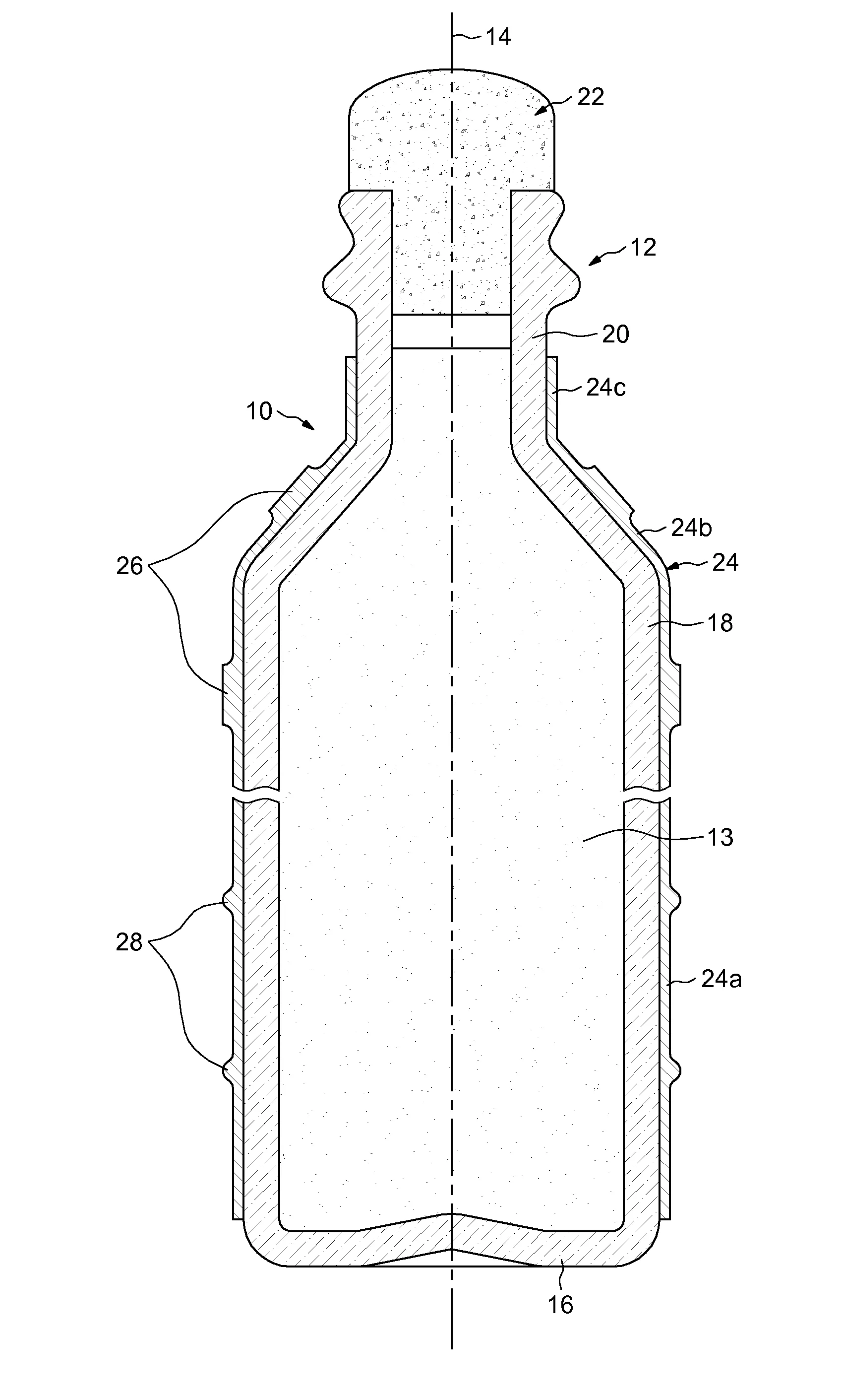 Dispositif d'habillage pour recipient, notamment pour bouteille contenant un liquide a boire, et procede de fabrication associe
