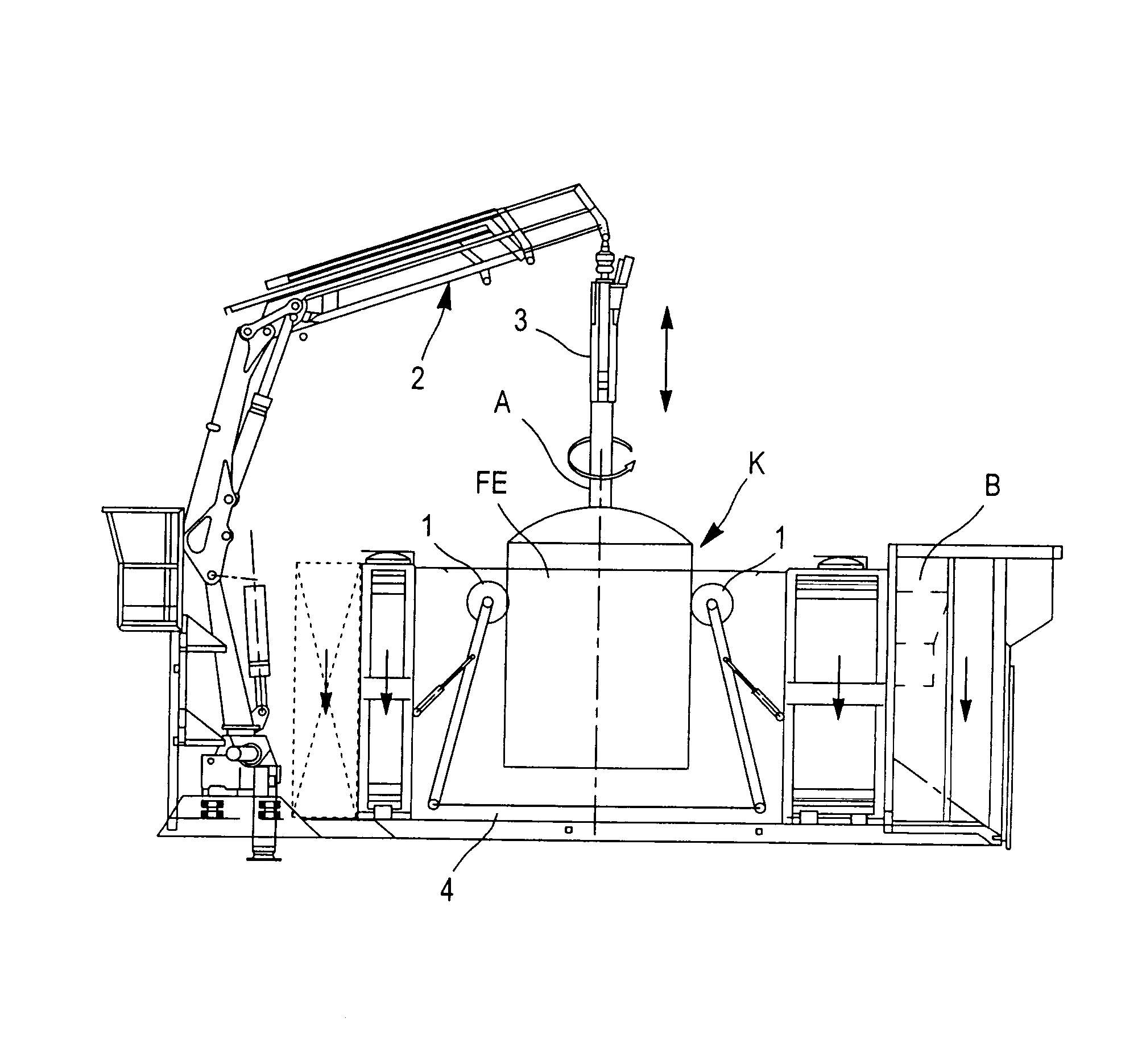 Procede de nettoyage automatique d'un contenant, dispositif pour sa mise en oeuvre, et application.