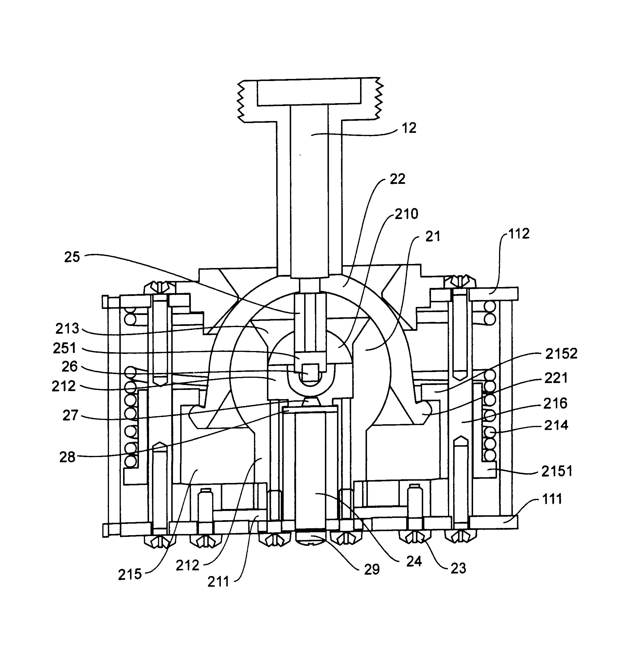 Dispositif permettant la detection du mouvement d'un manche par effet hall, procede de fabrication et manette correspondants