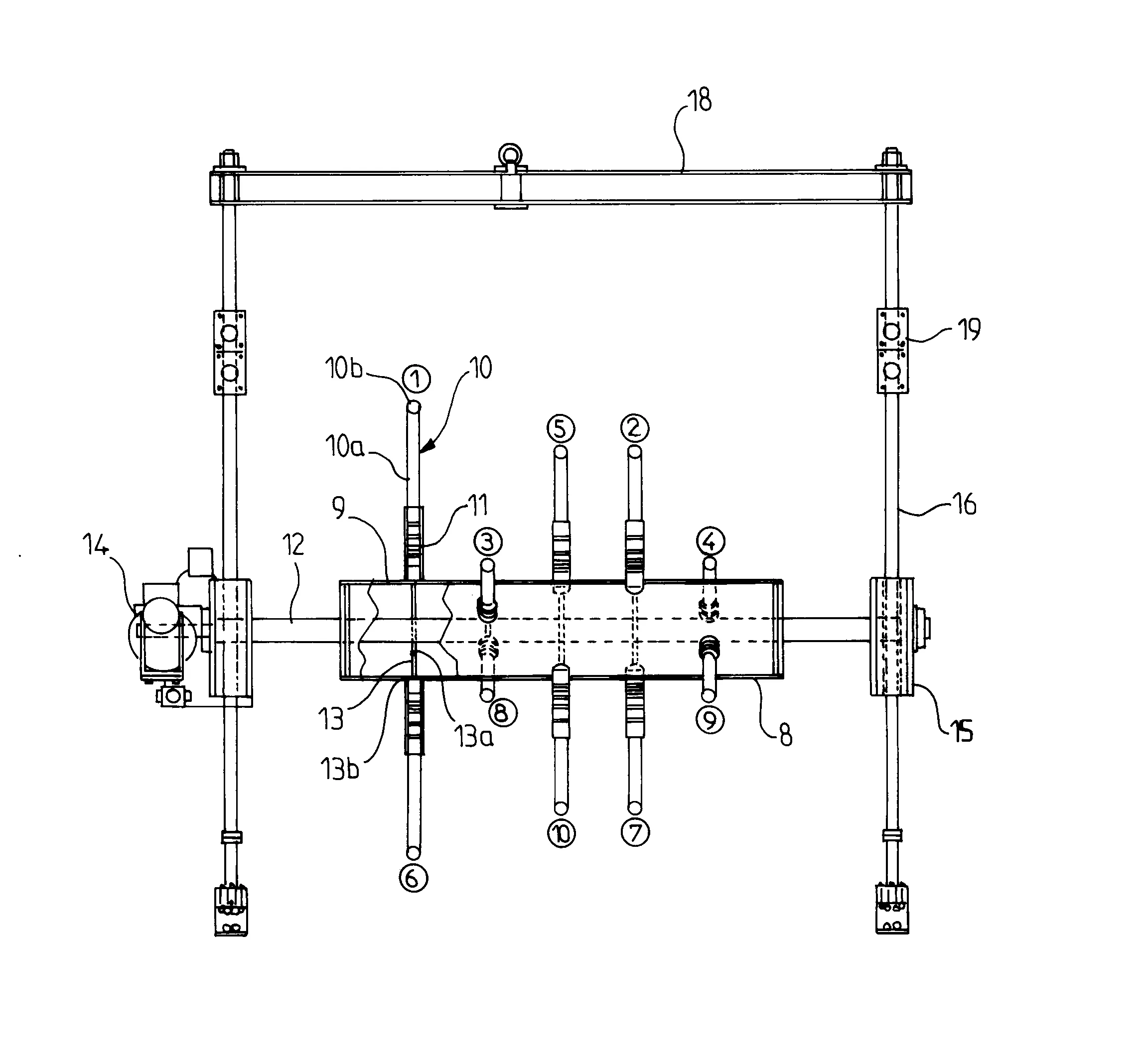 Dispositif de regulation de dechets pour installation de tri de dechets