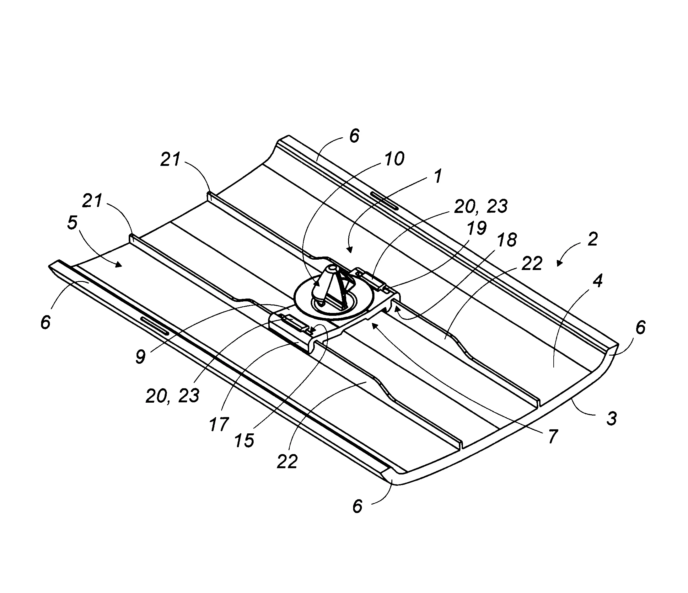 Ensemble de fixation ameliore a clip rapporte pour baguette de carrosserie