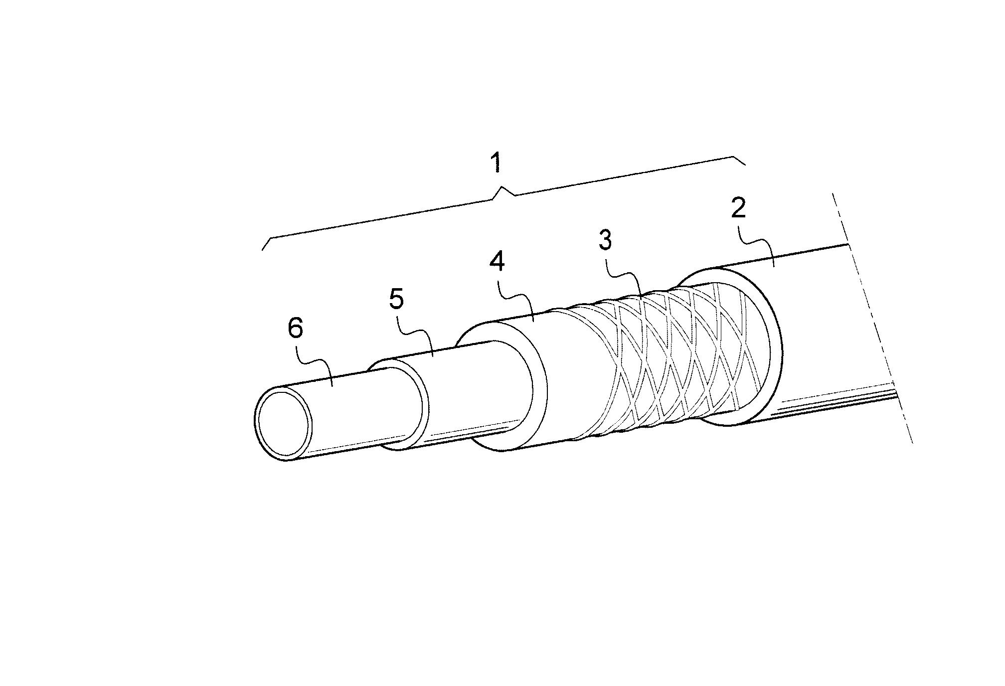 Tuyau flexible en matiere plastique notamment pour le transport d'eau potable ou d'un fluide alimentaire