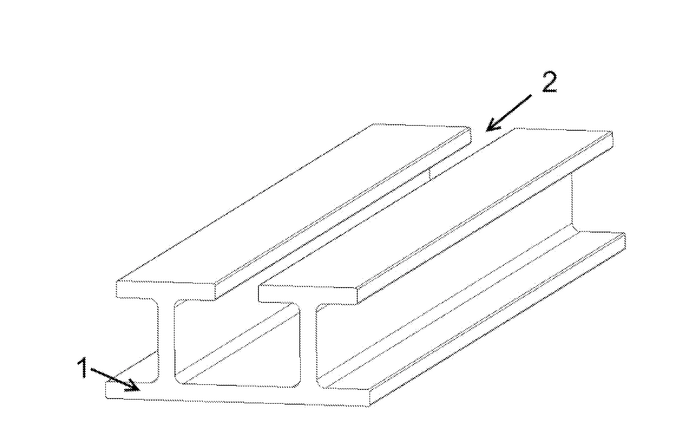 Traverse pour voie et appareil de voie en materiau composite
