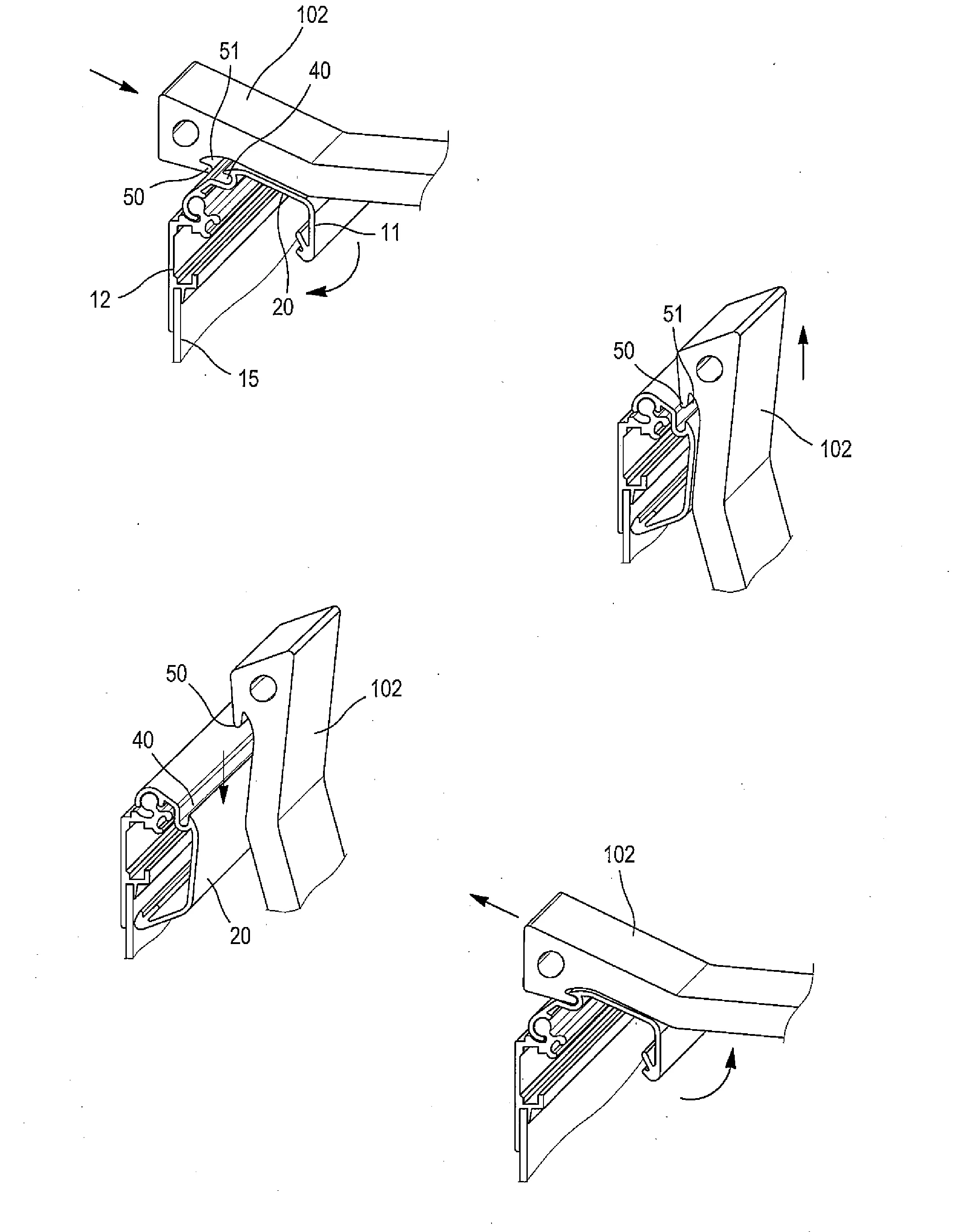 Dispositif d'exposition de placards publicitaires inviolable
