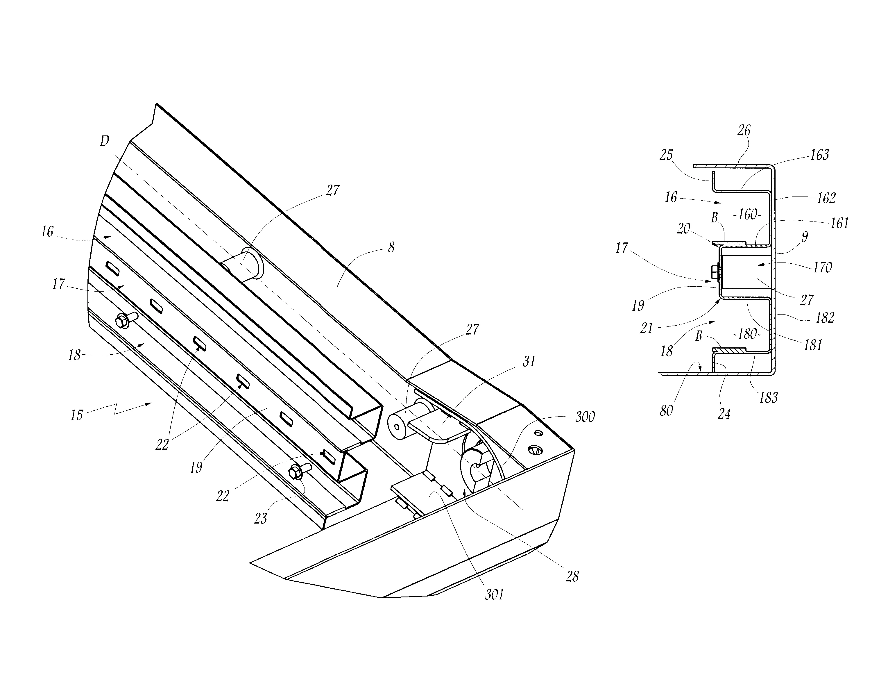 Convoyeur adapte pour evacuer des elements produits par une machine-outil et machine-outil equipee d'un tel convoyeur