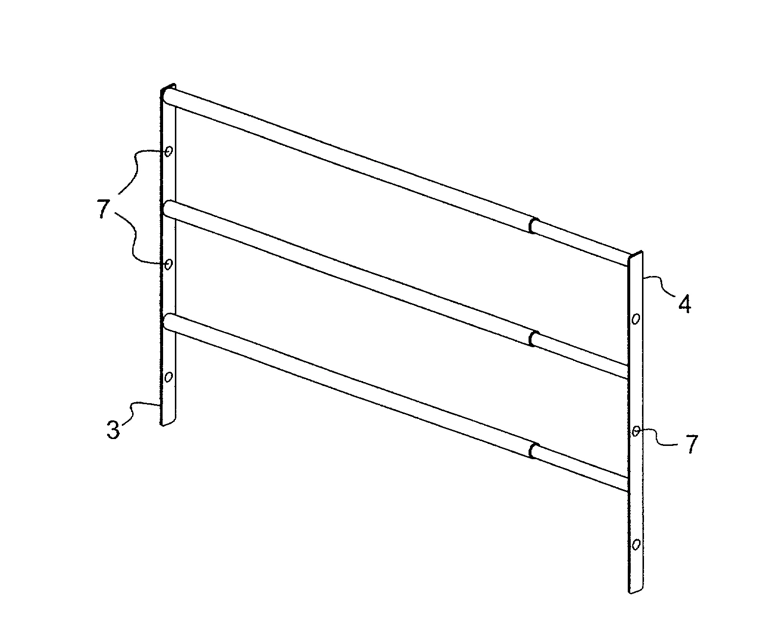 Systeme de protection pour une ouverture pratiquee dans un mur.