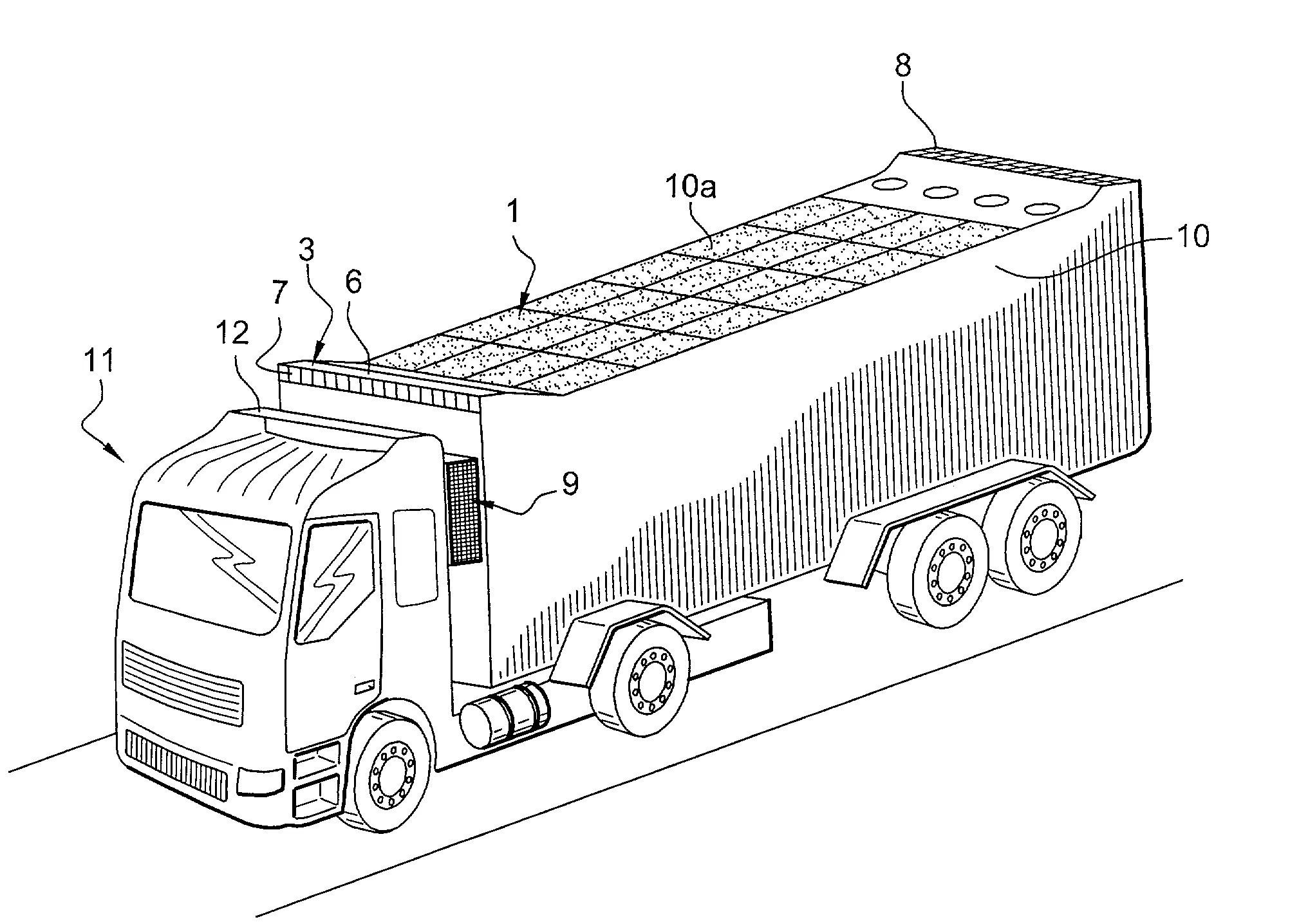 Panneau ventile et vehicule equipe d'un tel panneau