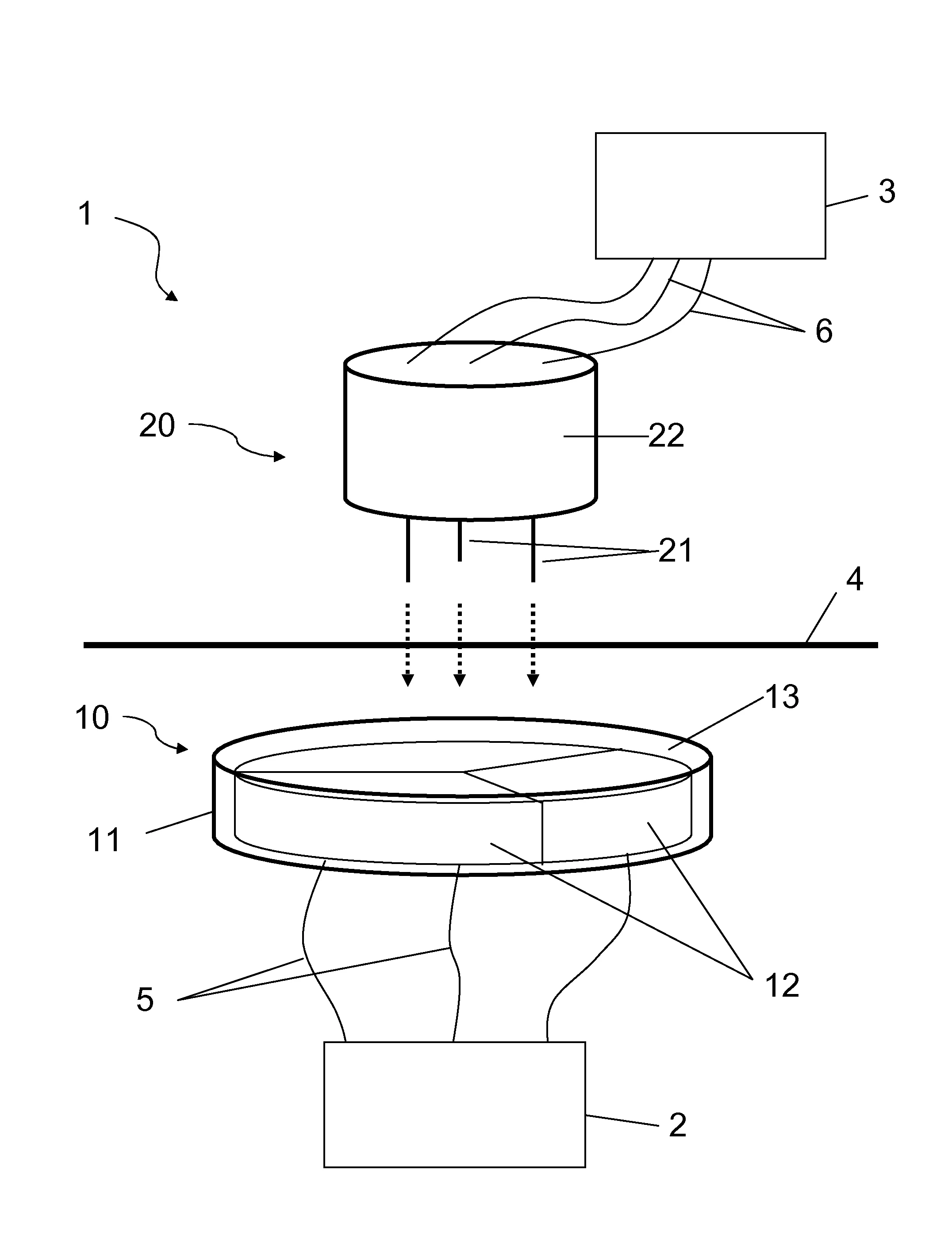 Dispositif sous-cutane de connexion electrique percutanee