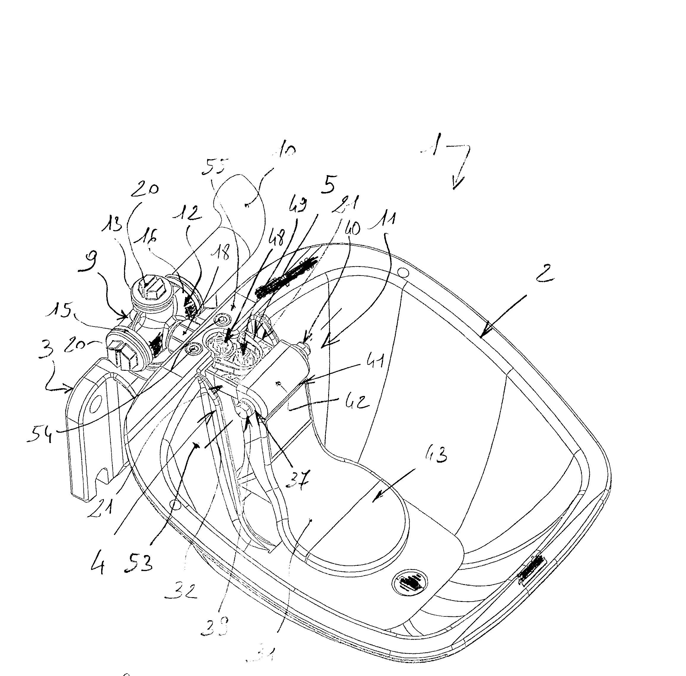Abreuvoir automatique pour betail, du type a palette