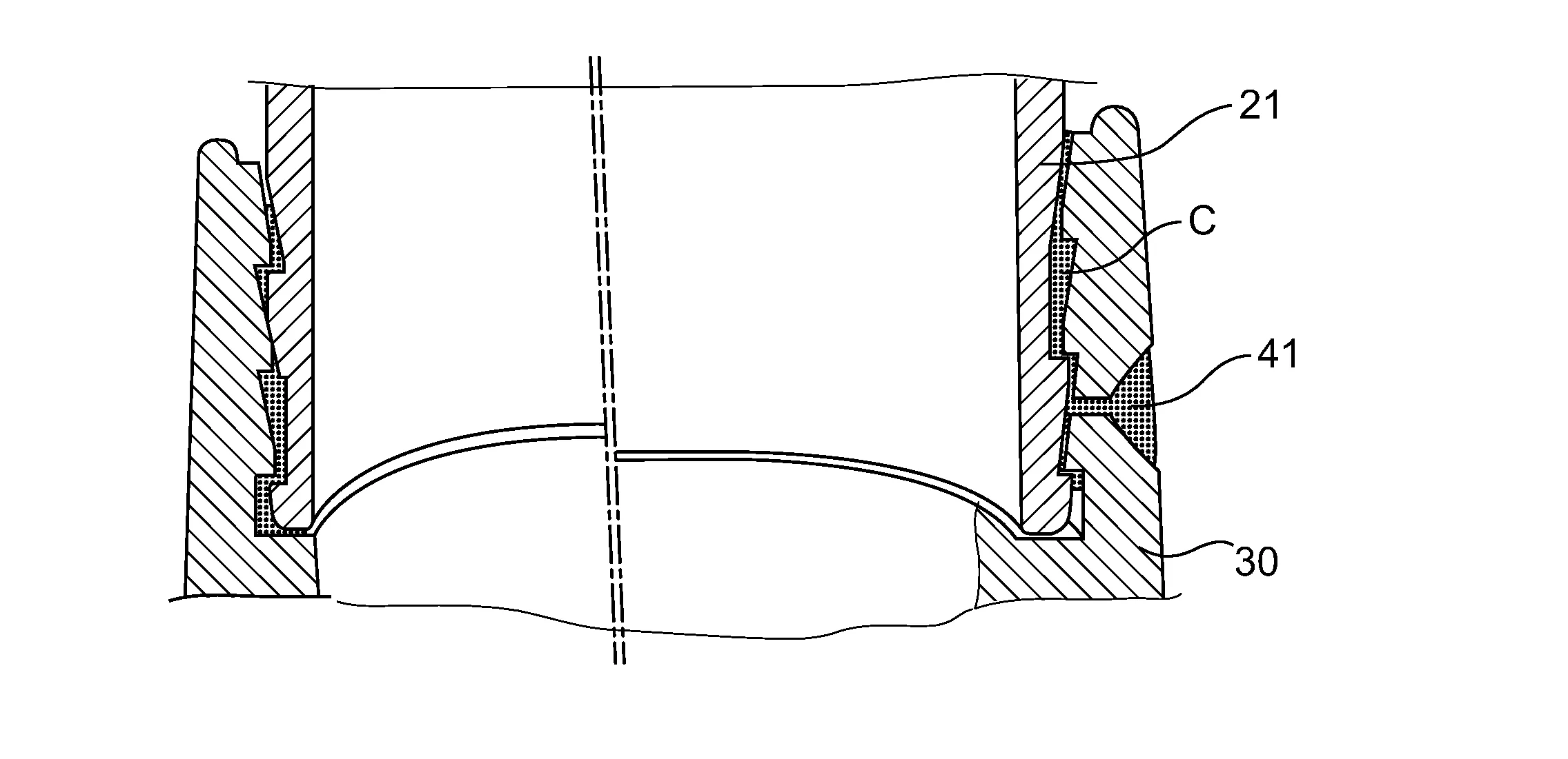Procede d'assemblage de jonction entre deux tubes dont au moins un en matiere thermoplastique moulee, application a la realisation d'un dispositif porte-fusible haute ou moyenne tension