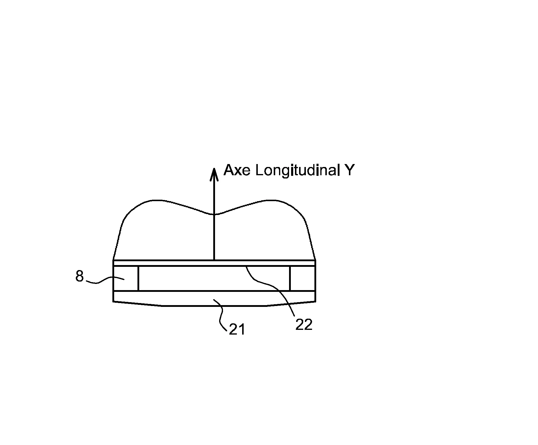 Contact pour ampoule a vide a moyenne tension a coupure d'arc amelioree, ampoule a vide et disjoncteur, tel qu'un disjoncteur sectionneur d'alternateur associes.