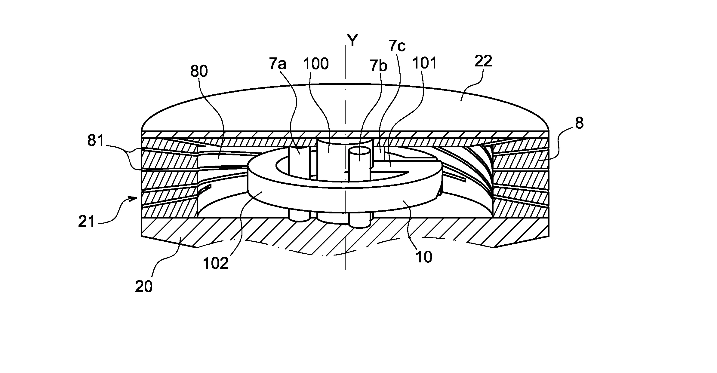 Contact pour ampoule a vide a moyenne tension a structure renforcee, ampoule a vide et disjoncteur, tel qu'un disjoncteur sectionneur d'alternateur associes.