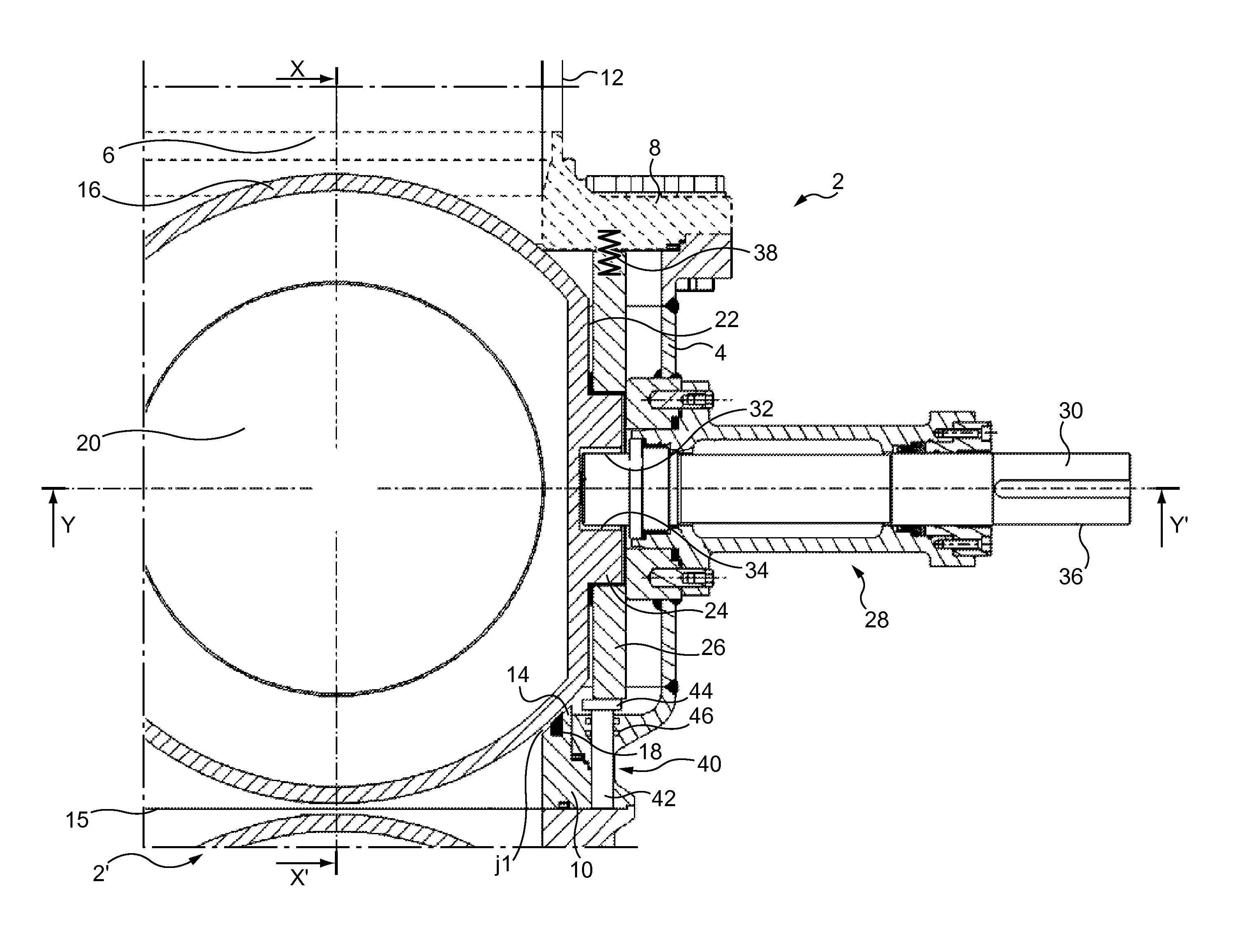 Vanne a obturateur pour un dispositif d'accouplement de conduits