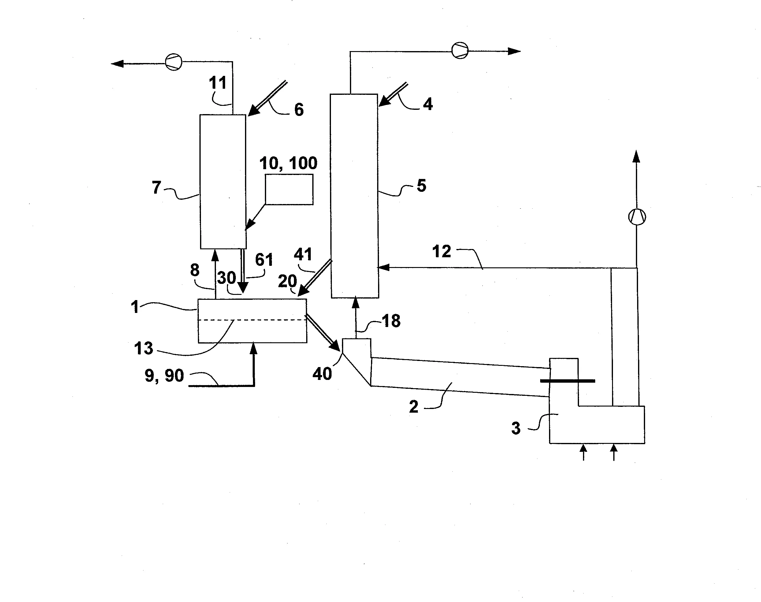 Procede de fabrication de clinker de ciment dans une installation et installation de fabrication de clinker de ciment en tant que telle