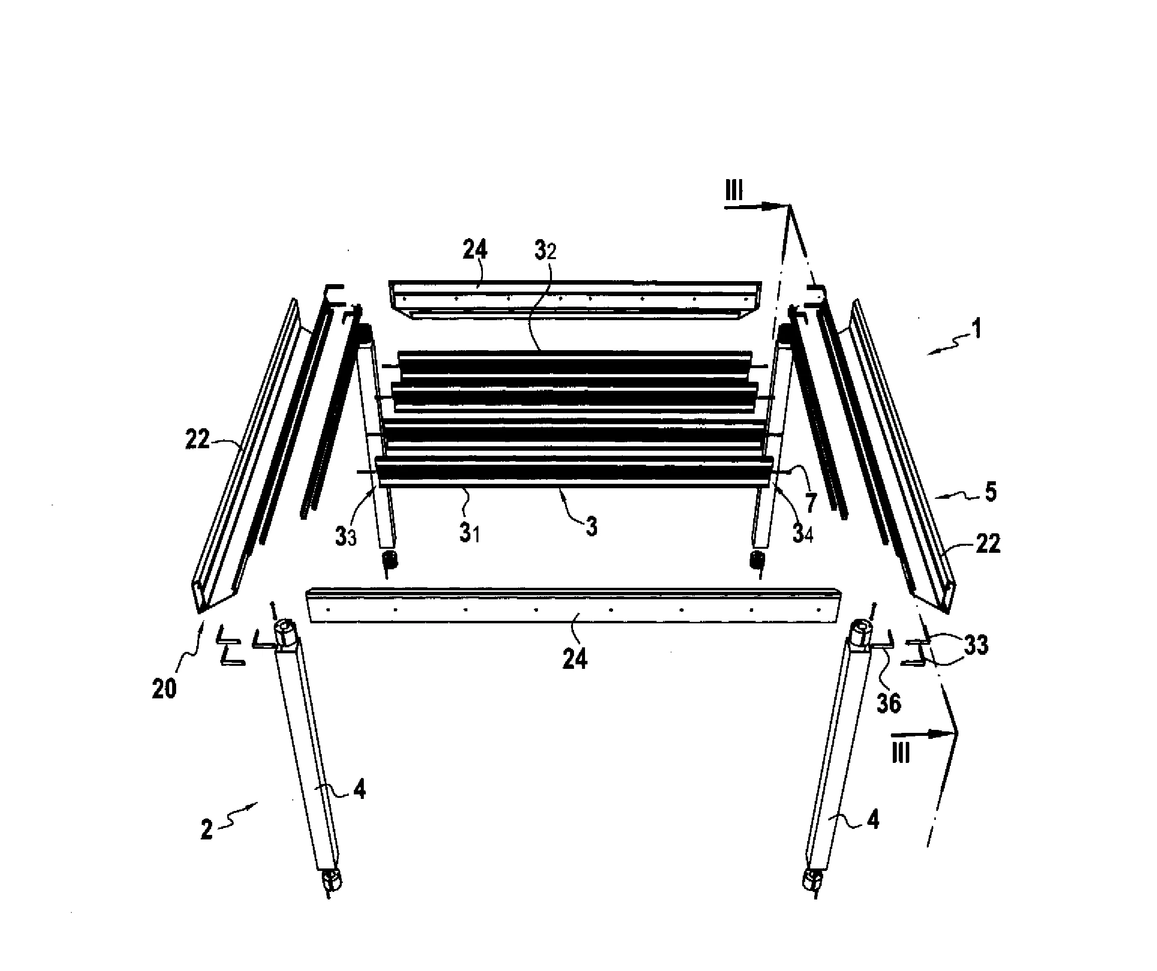 Installation a lames orientables formant un toit de protection s'ouvrant et se fermant