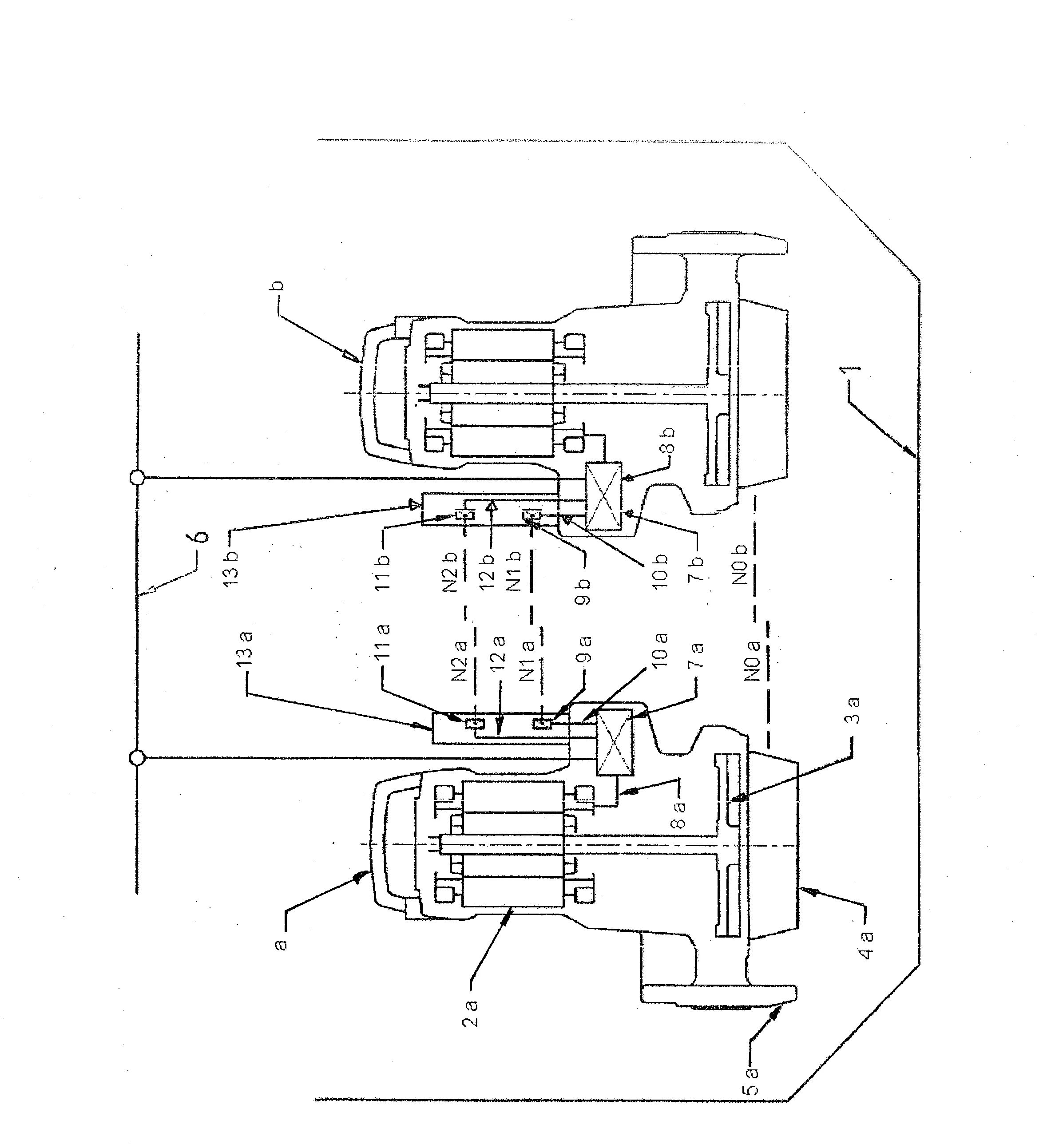 Groupe motopompe a detecteurs de niveau