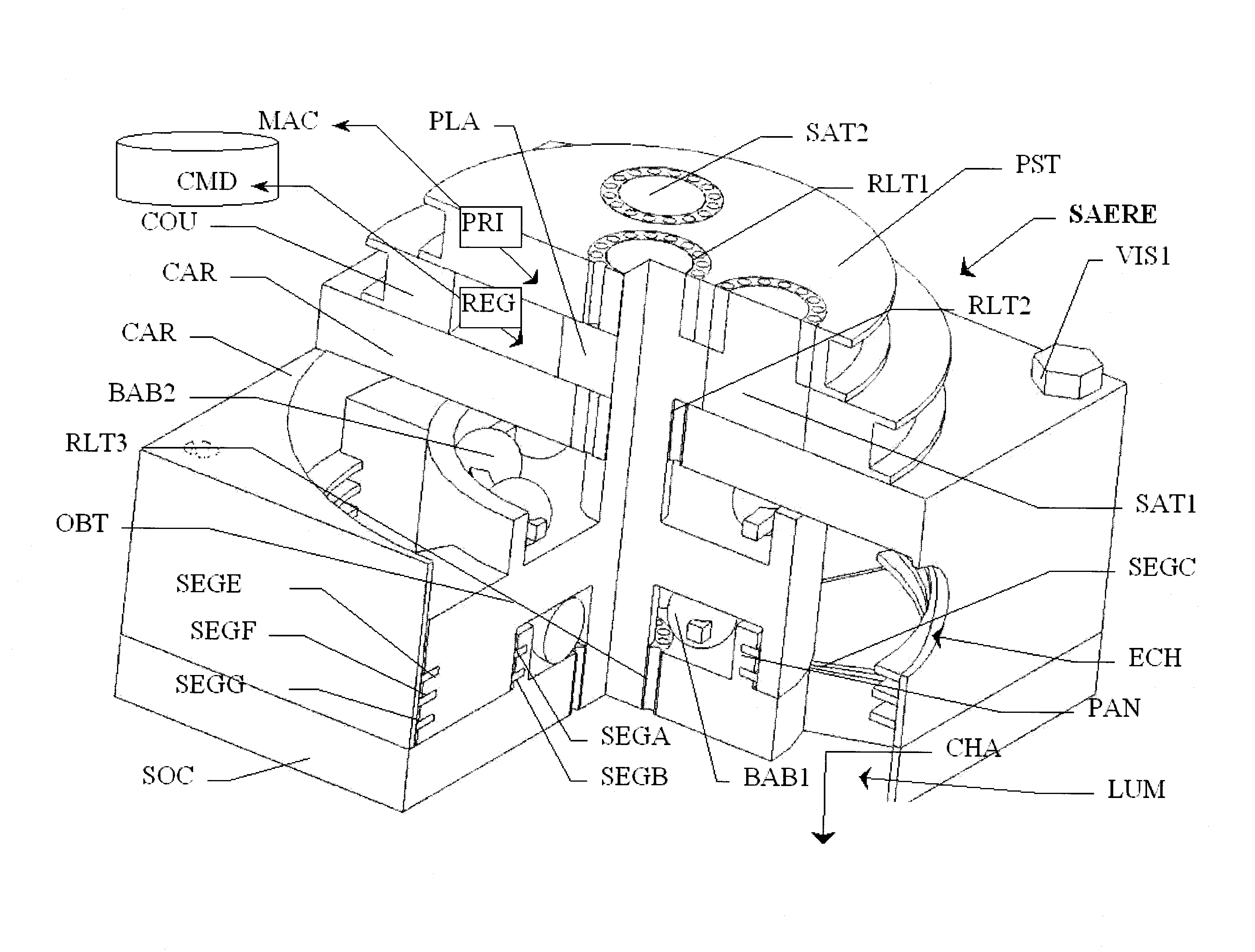 Soupape anti-erosion a rotations epicycloidales