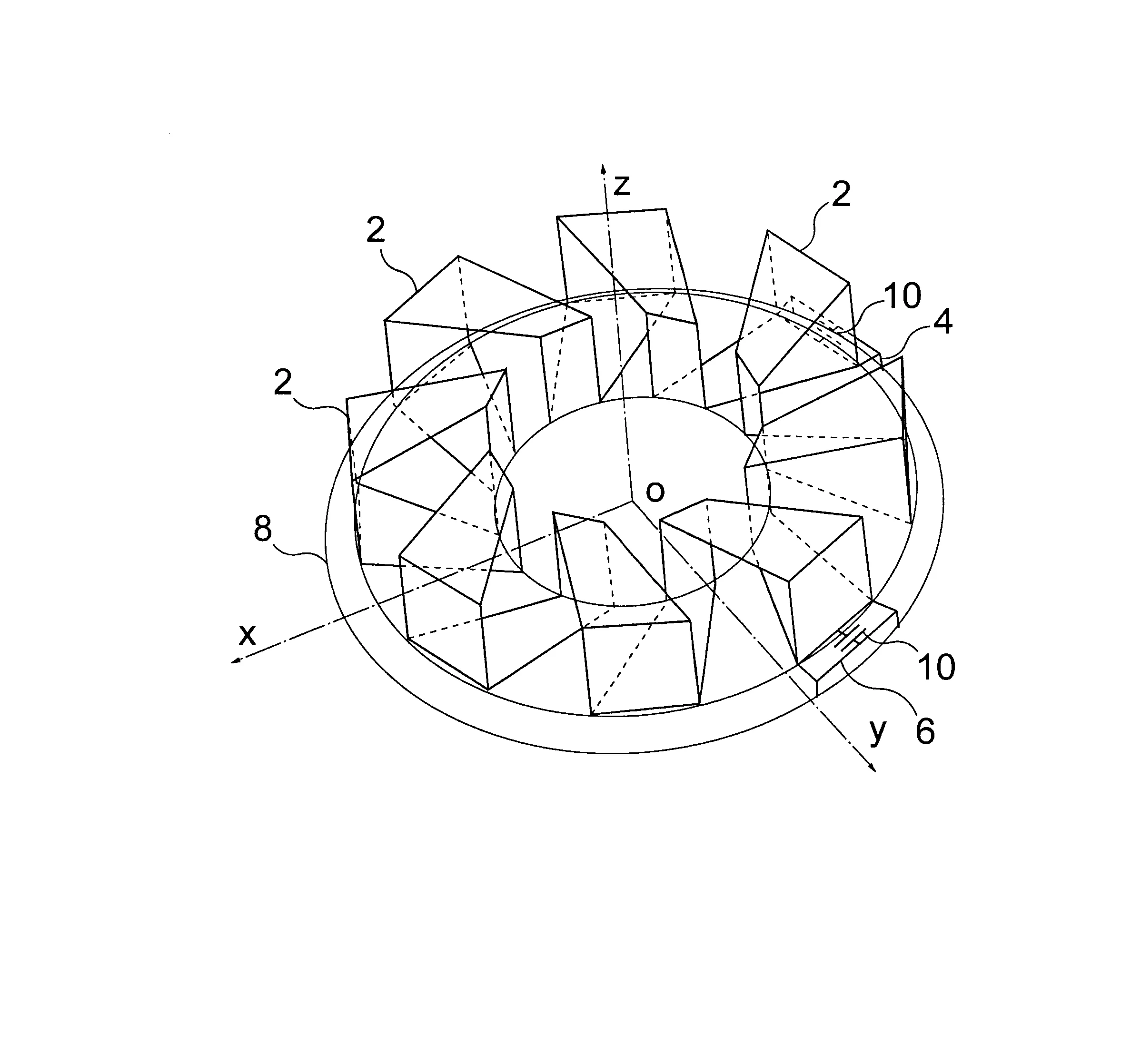 Antenne autodirective en polarisation circulaire