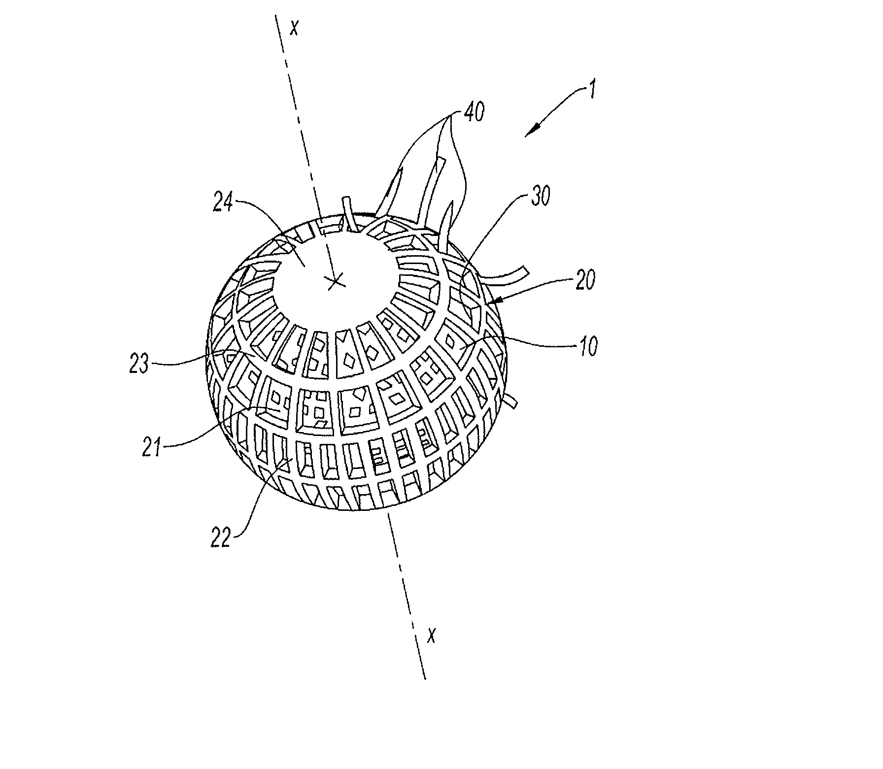 Bille a enucleation et procede de fabrication d'une telle bille