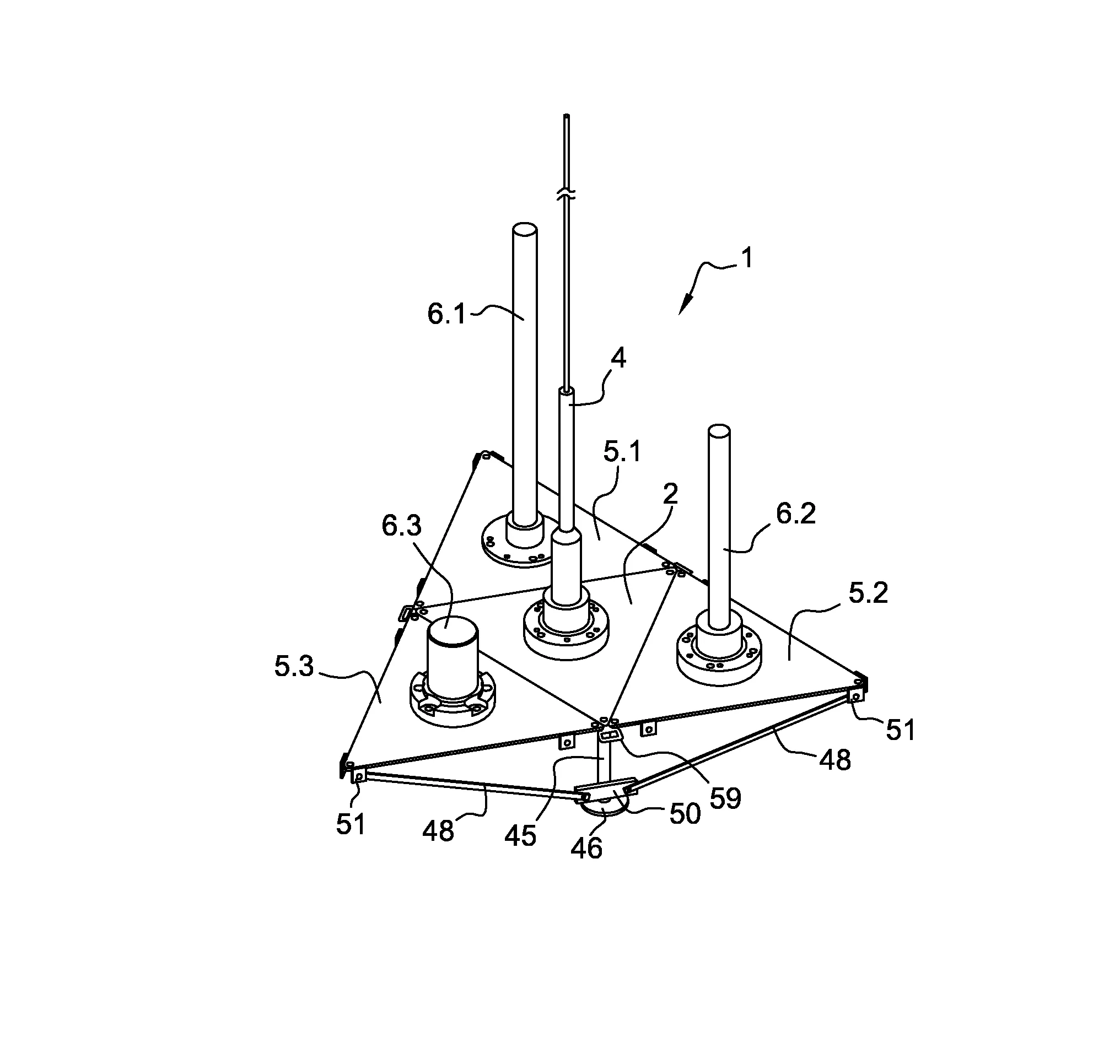 Plan masse pour antennes notamment pour antennes emettant des signaux de brouillage