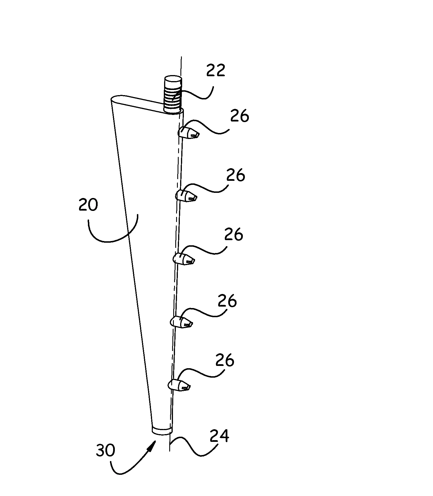 Manchon souple pour appareil de pulverisation