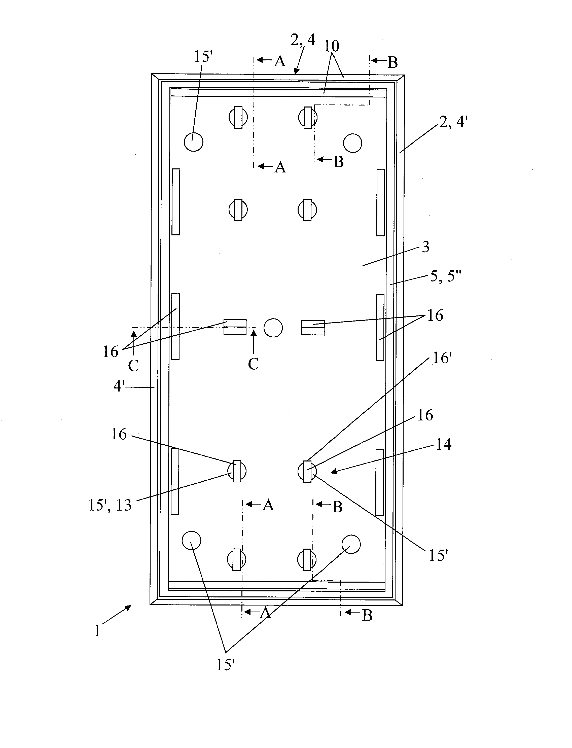 Contenant modulaire de plantation et de culture et systeme et procede de vegetalisation utilisant de tels contenants
