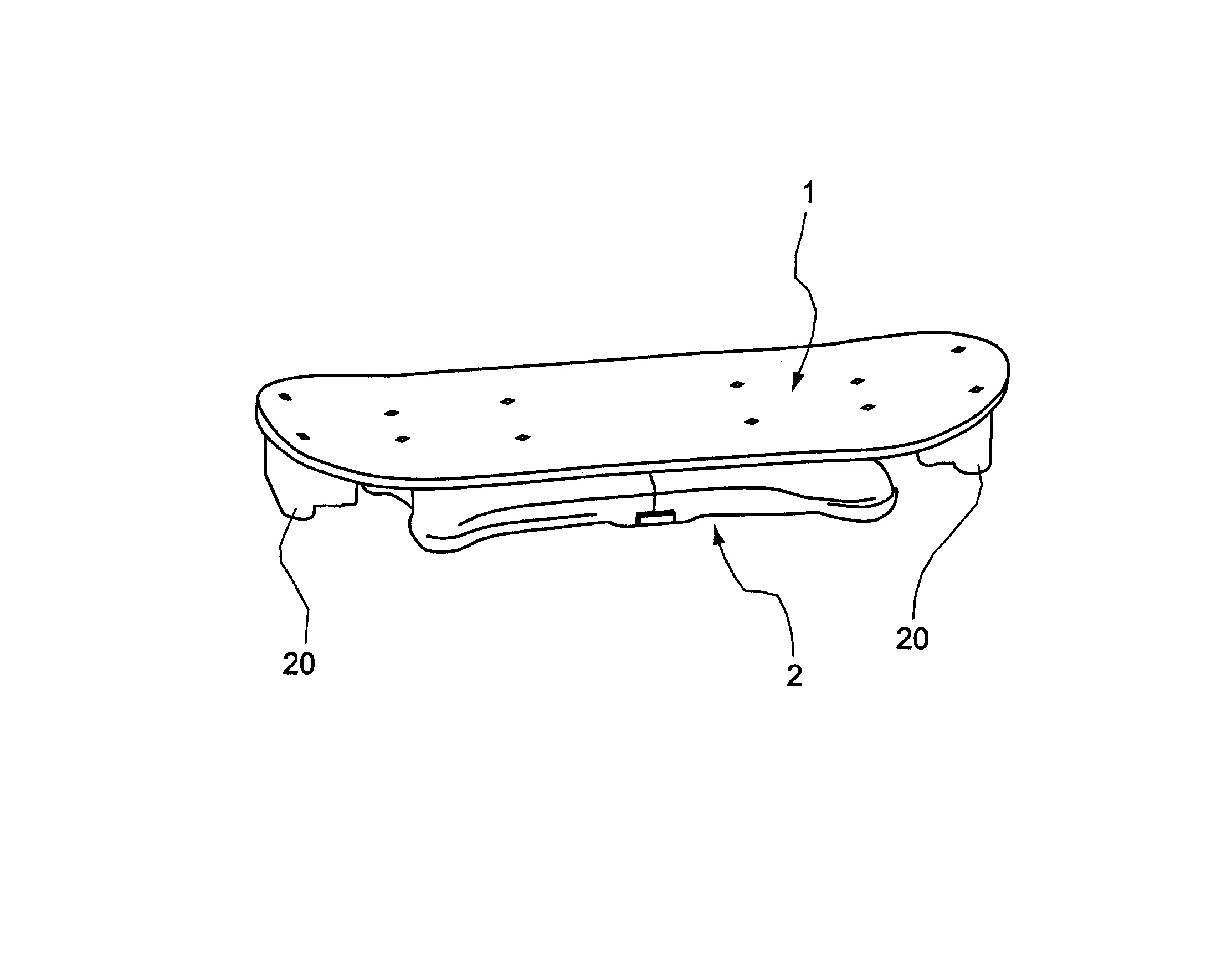 Accessoire pour un dispositif de commande a capteurs de charge destine a etre utilise avec des jeux video